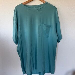 lululemon Oversized Pocket Tee Green Seafoam Teal Mens Size XL